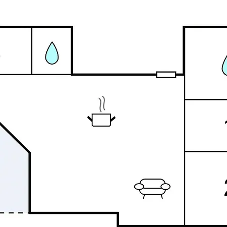 בית נופש 3 Bedroom Beautiful In *